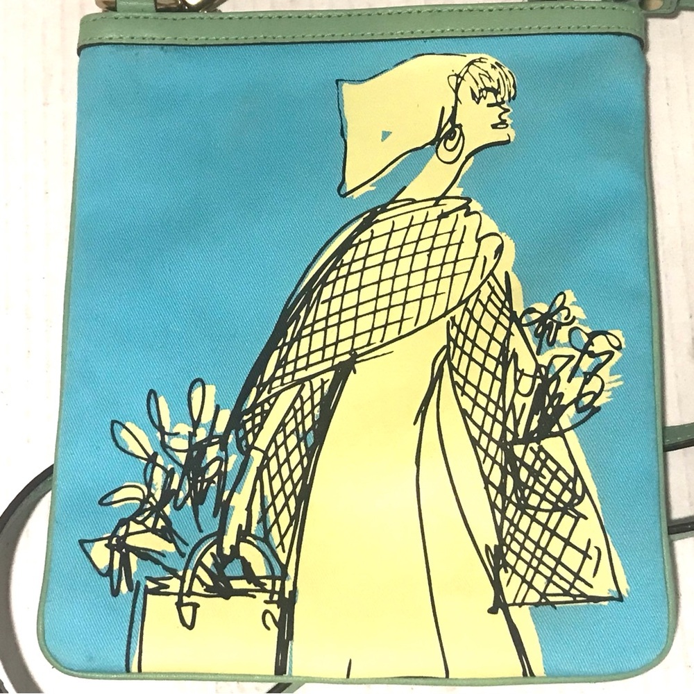 COACH Bonnie Cashin MCM Print Kisslock Pocket Crossbody Bag Purse M0873-42605